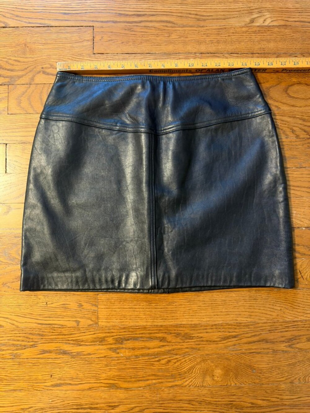 Vintage Leather Skirt - Size 10